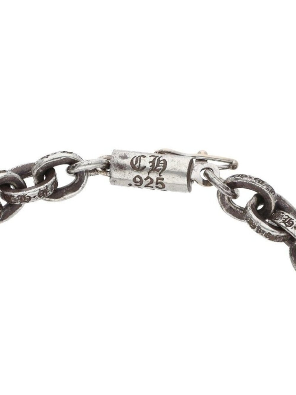 Chrome Hearts Paper Chain Silver Bracelet - Picture 3 of 5